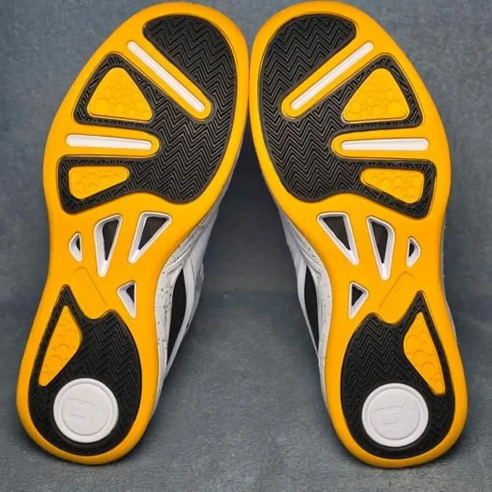 Q4 Sports DC2-II Basketball Shoes Men's Size 9.5 White Yellow